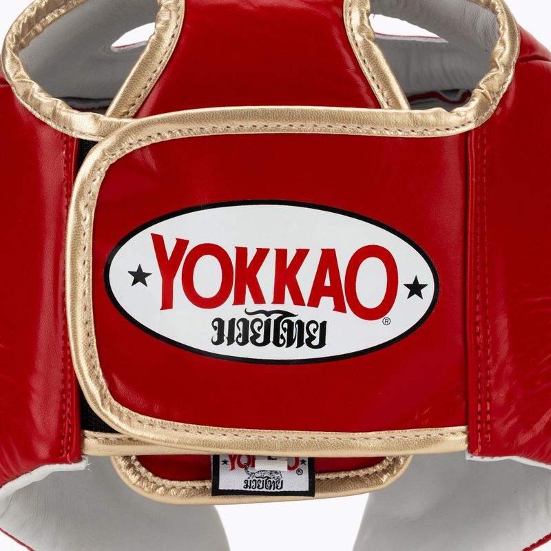 Boxerská helma YOKKAO Competition red 5