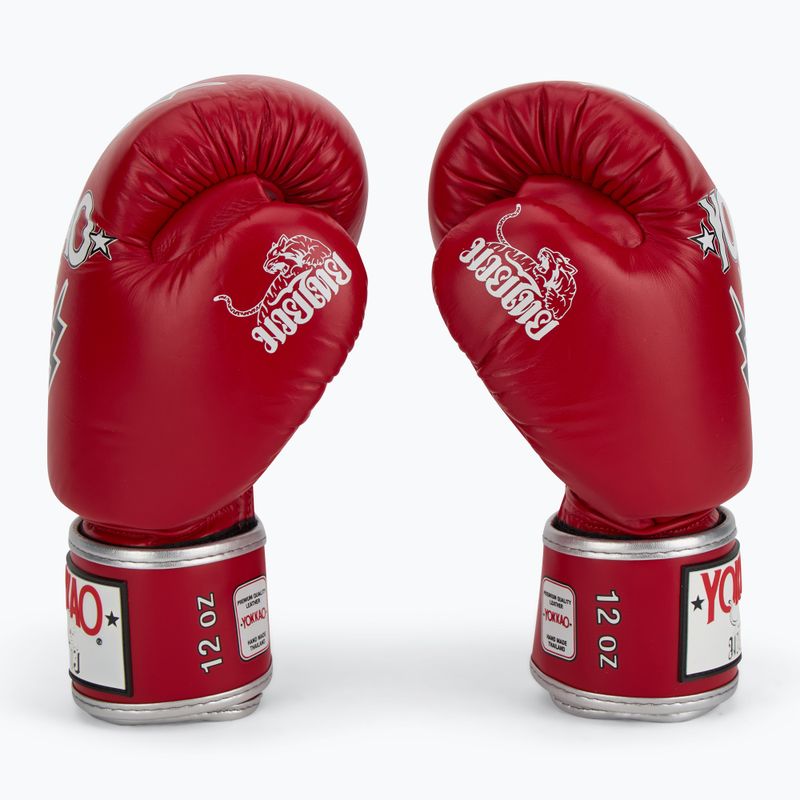 Pánské boxerské rukavice YOKKAO Stadium red 4