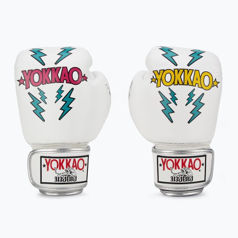 Pánské boxerské rukavice YOKKAO Stadium white 2