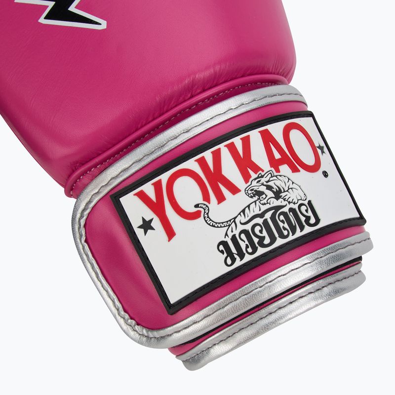 Pánské boxerské rukavice YOKKAO Stadium fuchsia 6