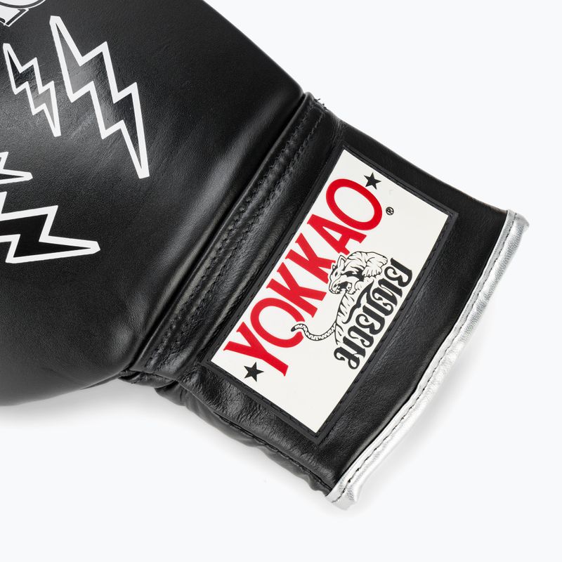 Pánské boxerské rukavice YOKKAO Stadium Lace Up black 6