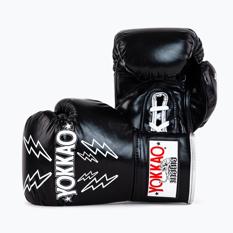 Pánské boxerské rukavice YOKKAO Stadium Lace Up black