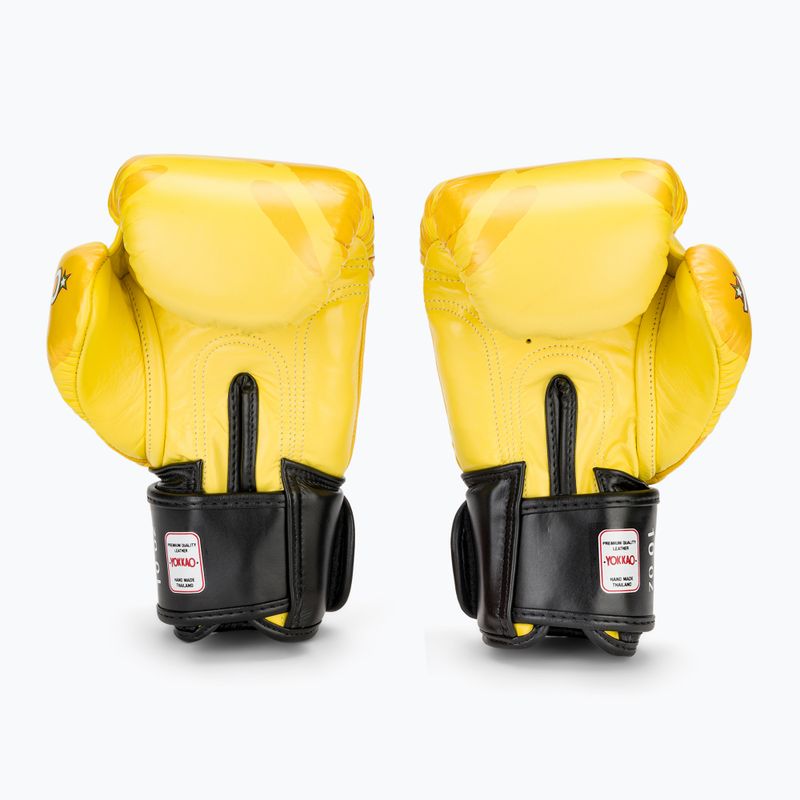 Pánské boxerské rukavice YOKKAO Primate yellow 3