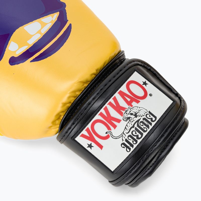 Pánské boxerské rukavice YOKKAO Primate yellow 6