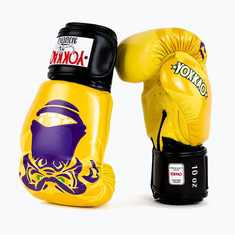 Pánské boxerské rukavice YOKKAO Primate yellow 2