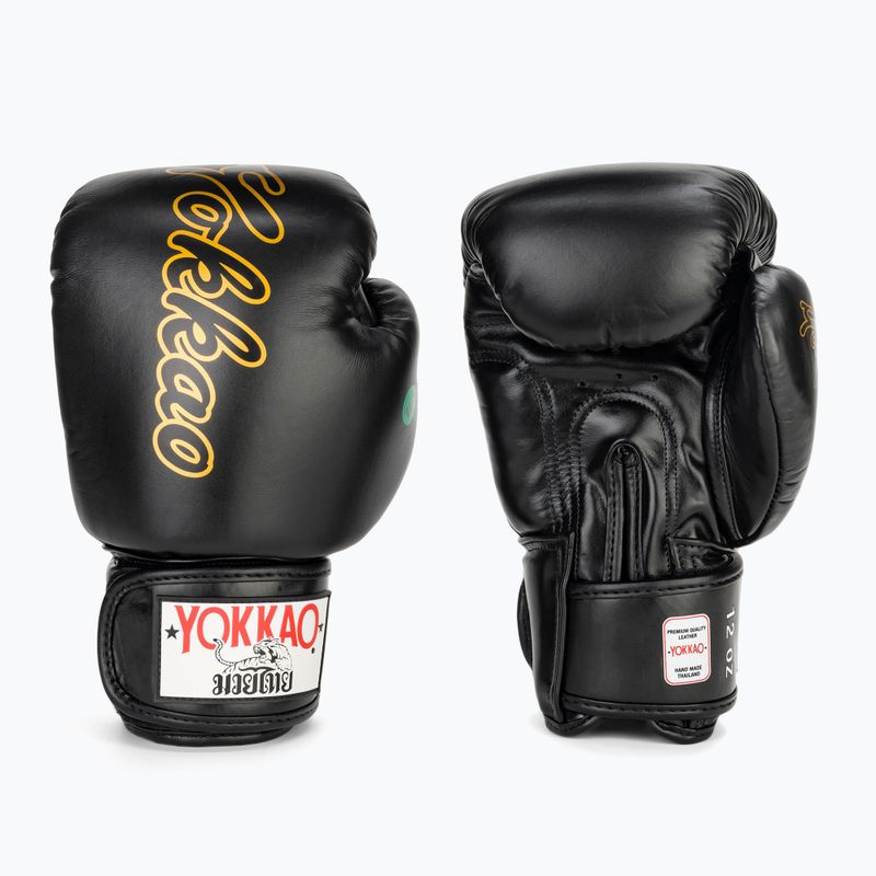 Pánské boxerské rukavice YOKKAO Wax black