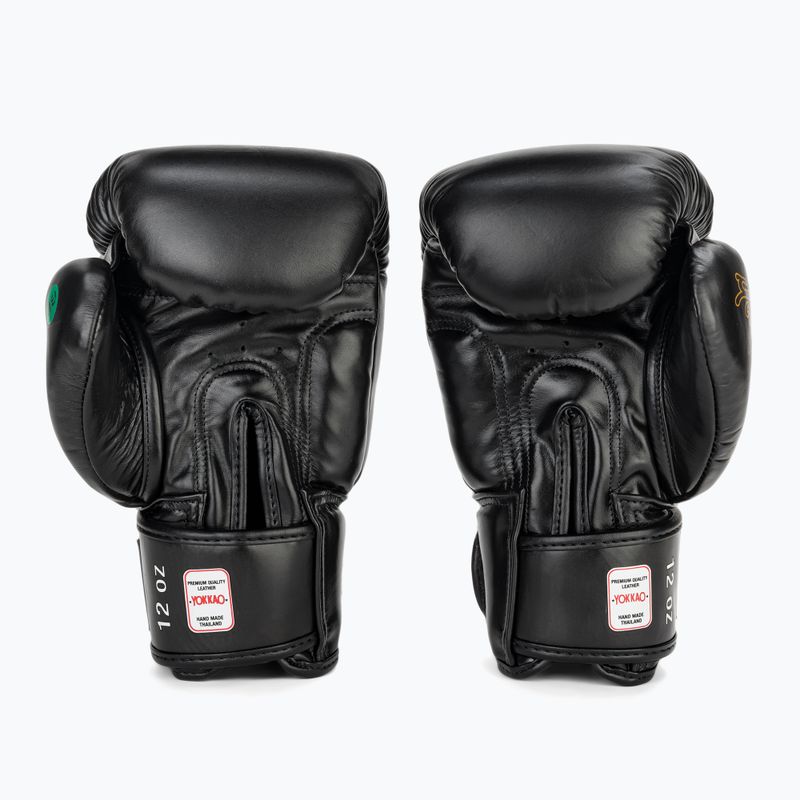 Pánské boxerské rukavice YOKKAO Wax black 3