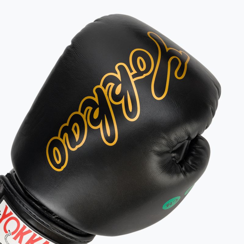 Pánské boxerské rukavice YOKKAO Wax black 5