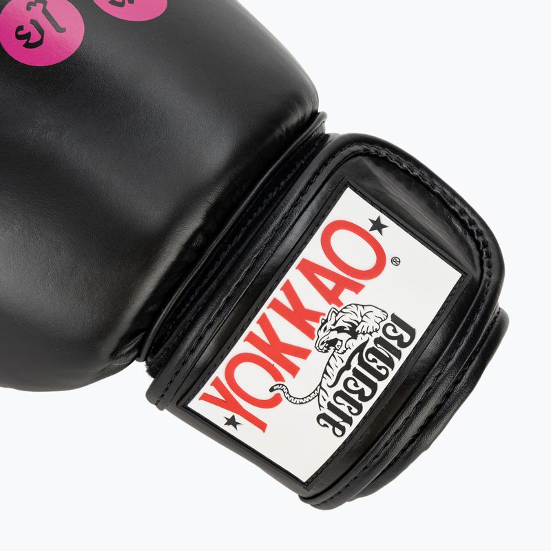 Pánské boxerské rukavice YOKKAO Wax black 7