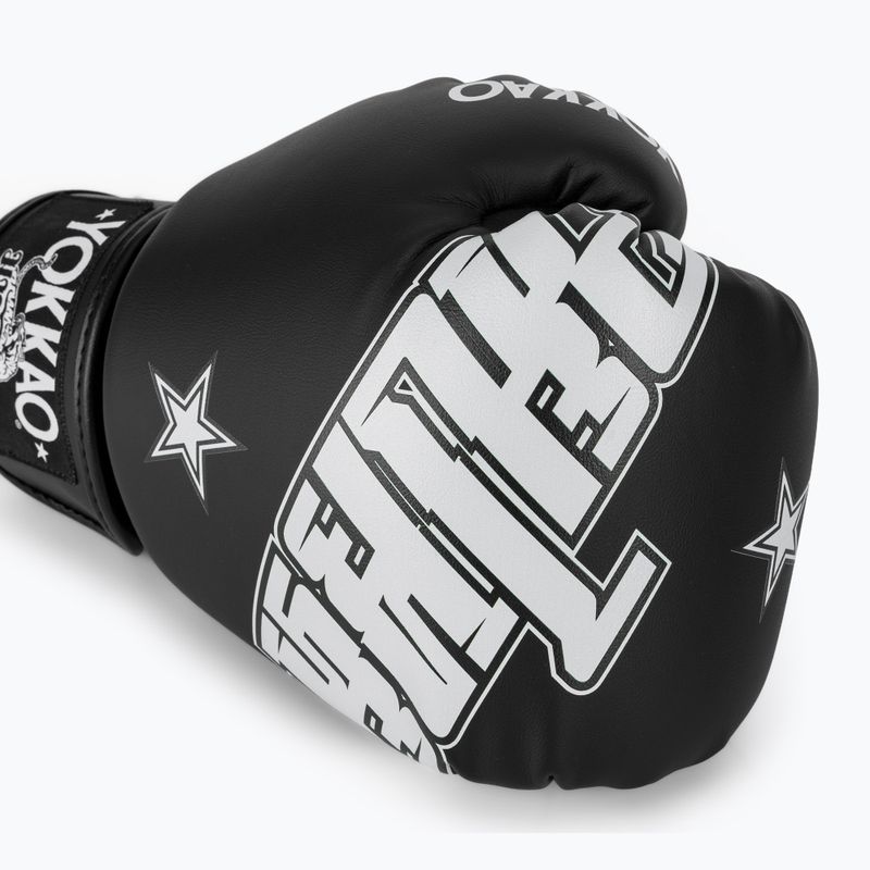 Boxerské rukavice YOKKAO Lettering Boxing black 5
