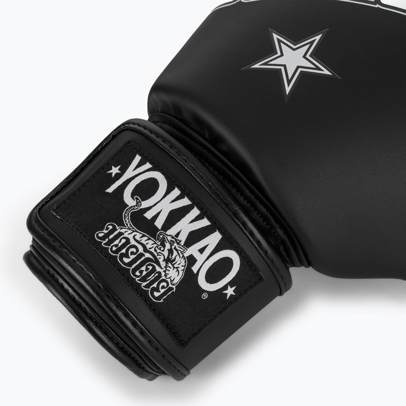 Boxerské rukavice YOKKAO Lettering Boxing black 6