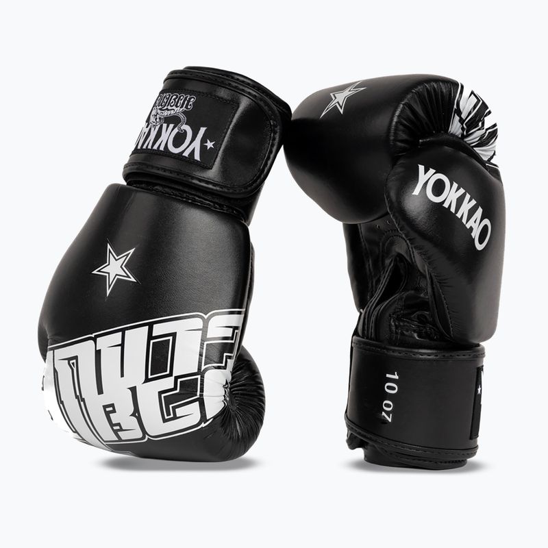 Boxerské rukavice YOKKAO Lettering Boxing black 2