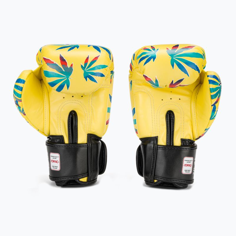 Pánské boxerské rukavice YOKKAO Wax yellow 3