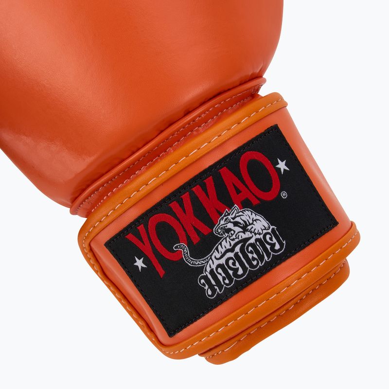 Pánské boxerské rukavice YOKKAO Matrix orange ibis 6