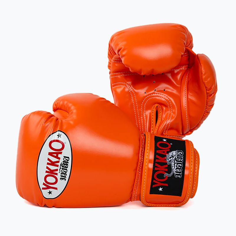 Pánské boxerské rukavice YOKKAO Matrix orange ibis 7