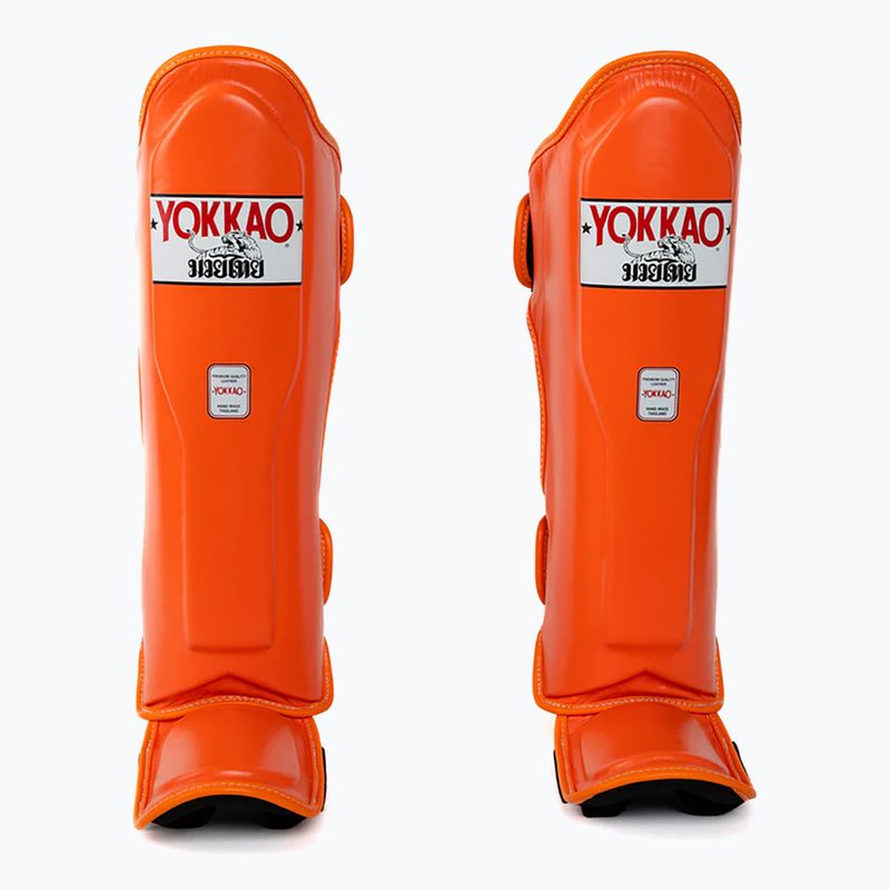 Chrániče holenních kostí a chodidel YOKKAO Matrix orange ibis
