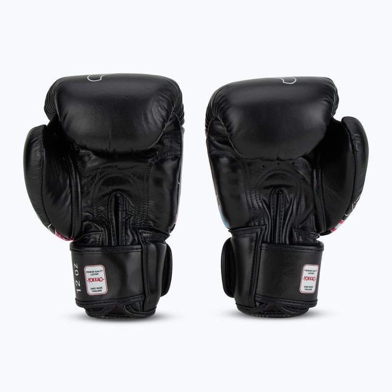 Pánské boxerské rukavice YOKKAO Flames black 3