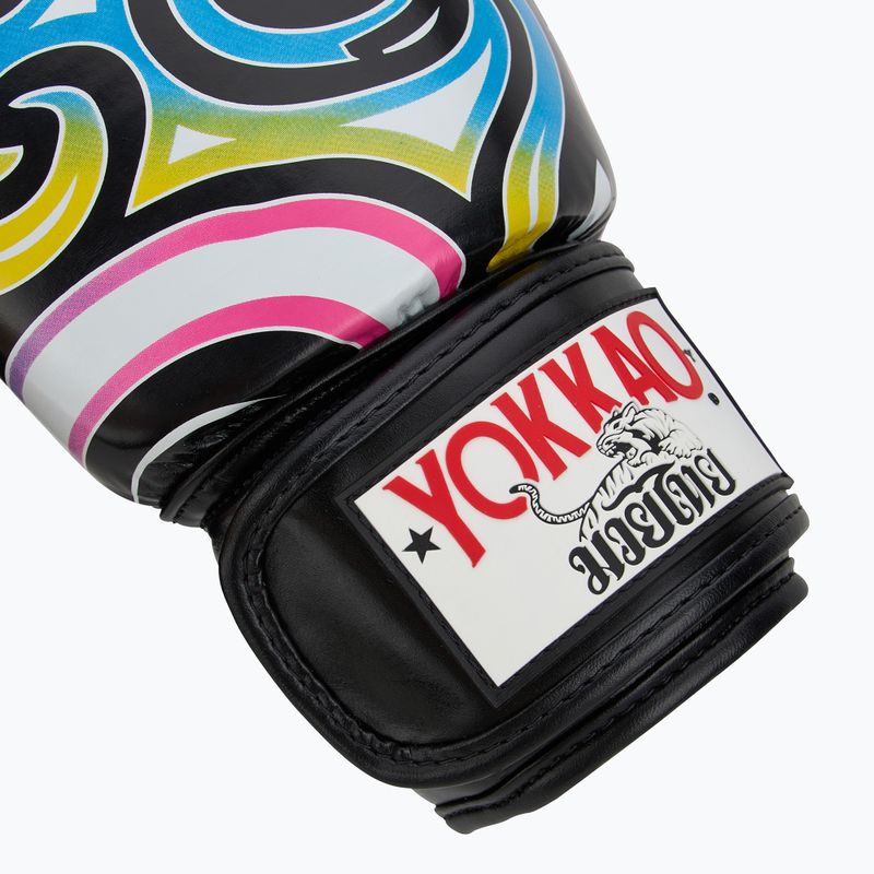 Pánské boxerské rukavice YOKKAO Flames black 6