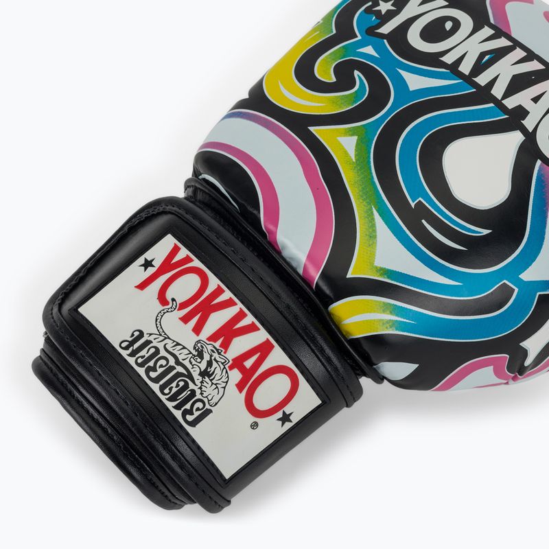 Pánské boxerské rukavice YOKKAO Flames white 6