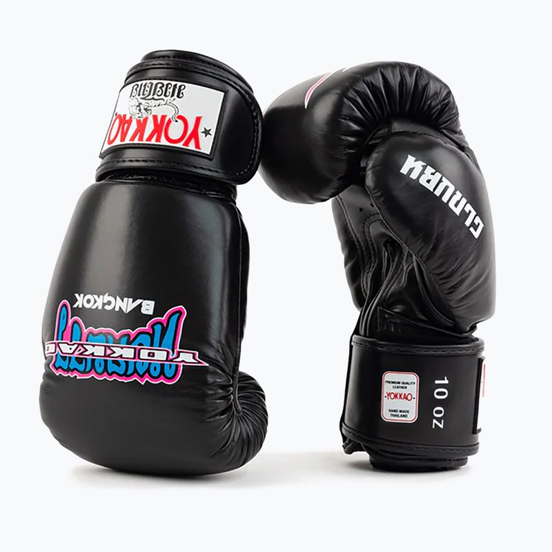 Pánské boxerské rukavice YOKKAO East Club black 8