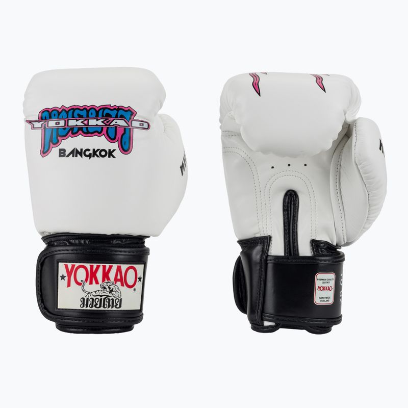 Pánské boxerské rukavice YOKKAO East Club white