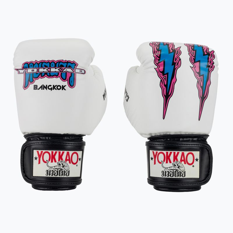 Pánské boxerské rukavice YOKKAO East Club white 2