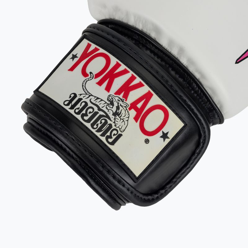 Pánské boxerské rukavice YOKKAO East Club white 6