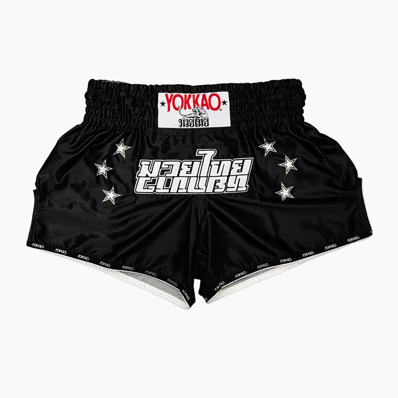 Pánské fitness šortky  YOKKAO Lettering Fight black