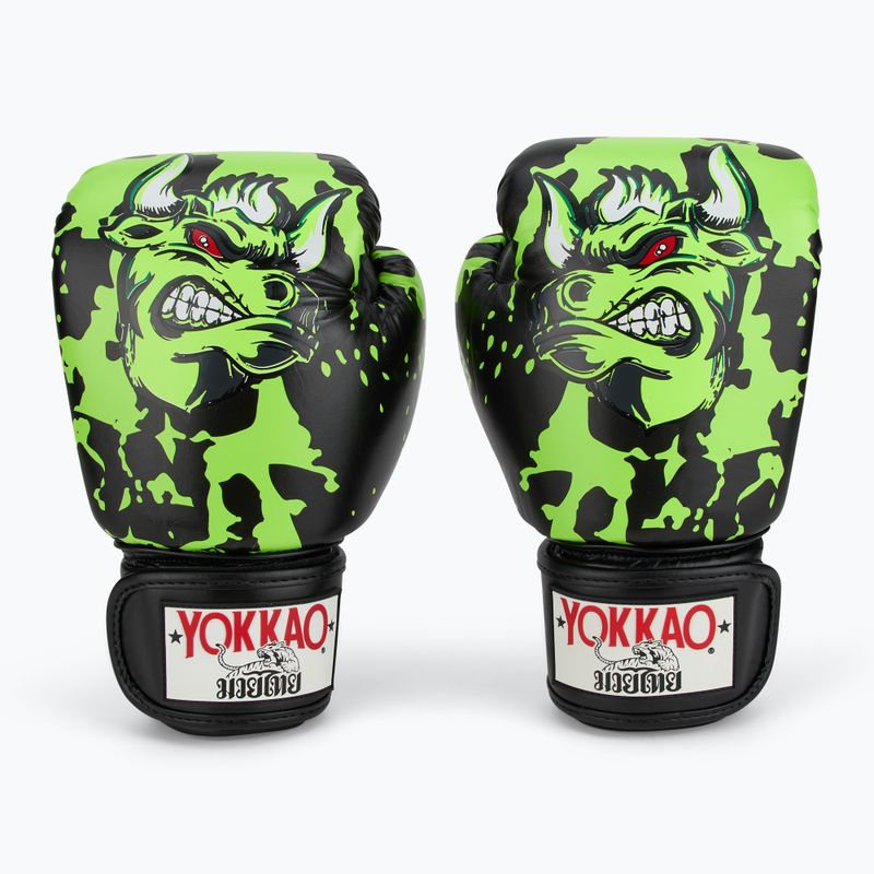 pánské boxerské rukavice YOKKAO Angry Bull black 2
