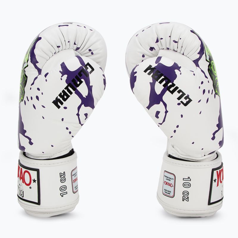 Pánské boxerské rukavice YOKKAO Angry Bull white 4
