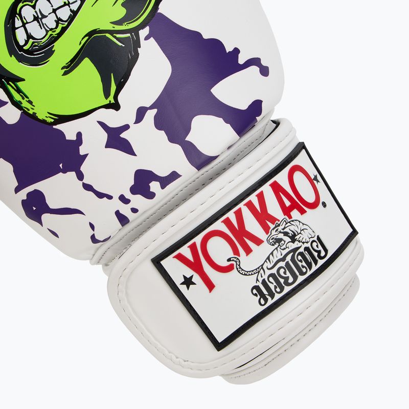 Pánské boxerské rukavice YOKKAO Angry Bull white 6