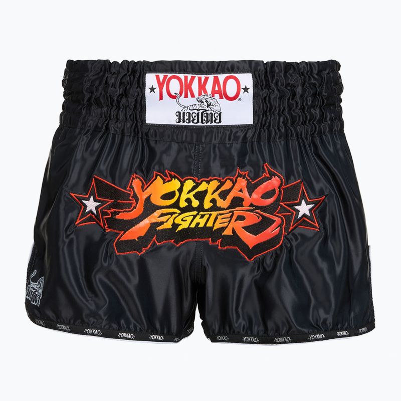 Pánské tréninkové šortky YOKKAO Fighter KO Muay Thai black