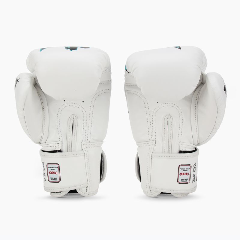 Pánské boxerské rukavice YOKKAO Fighter KO white 3