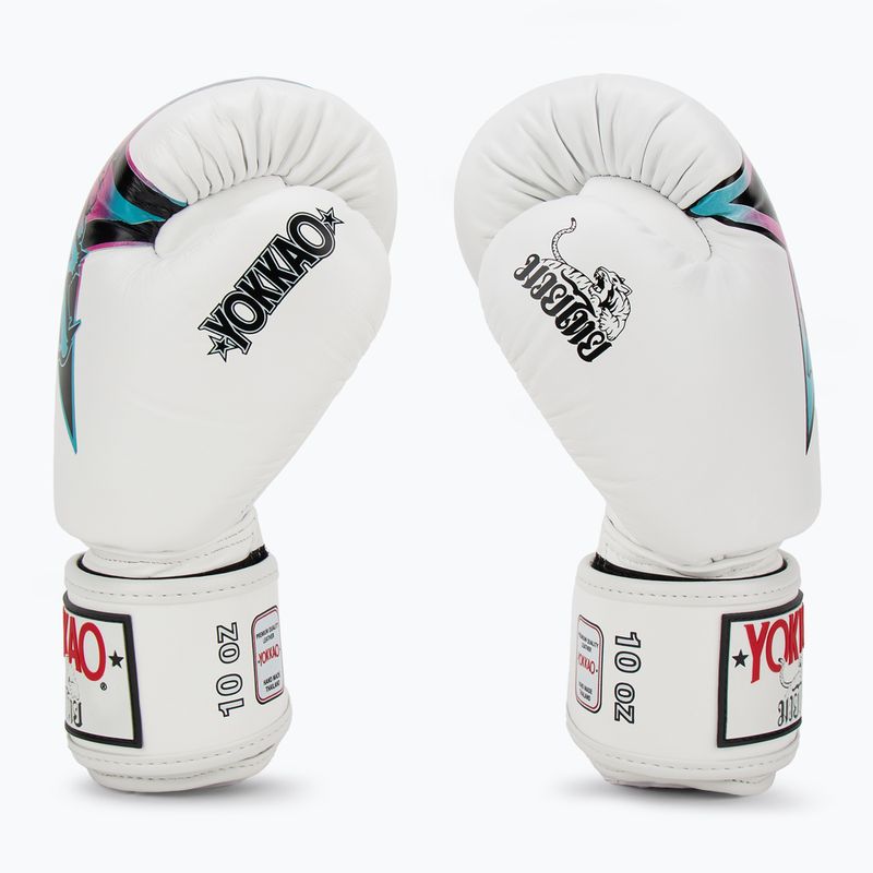 Pánské boxerské rukavice YOKKAO Fighter KO white 4