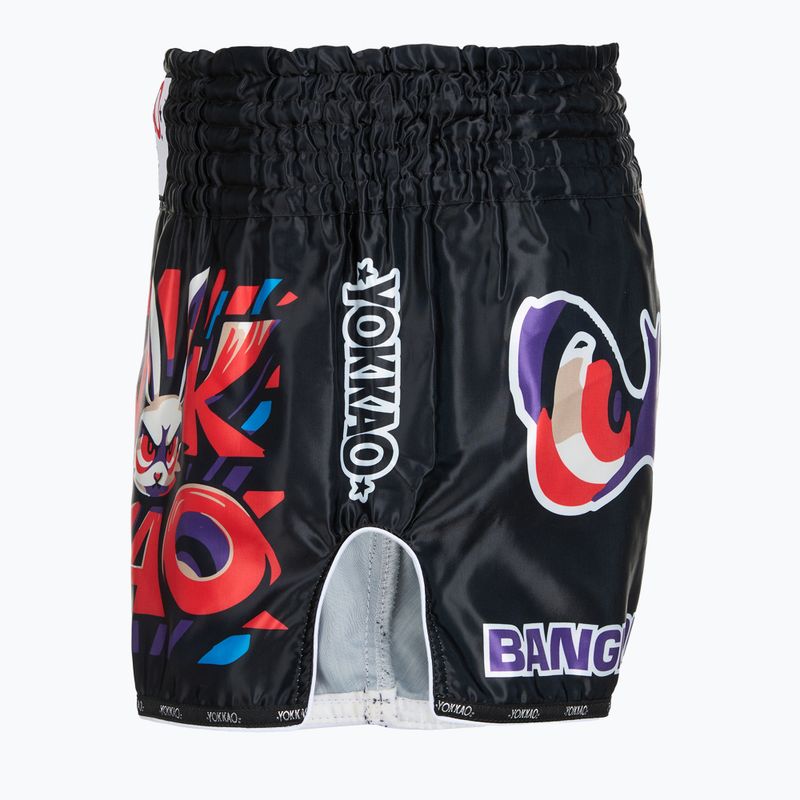 Pánské tréninkové šortky YOKKAO Angry Rabbit Muay Thai black 3