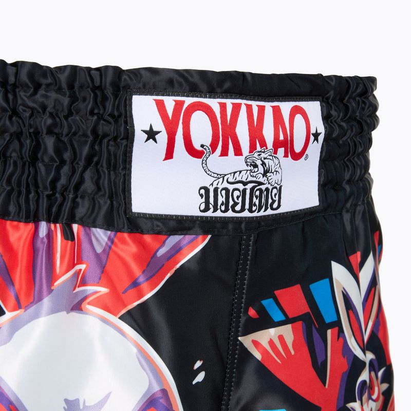 Pánské tréninkové šortky YOKKAO Angry Rabbit Muay Thai black 4