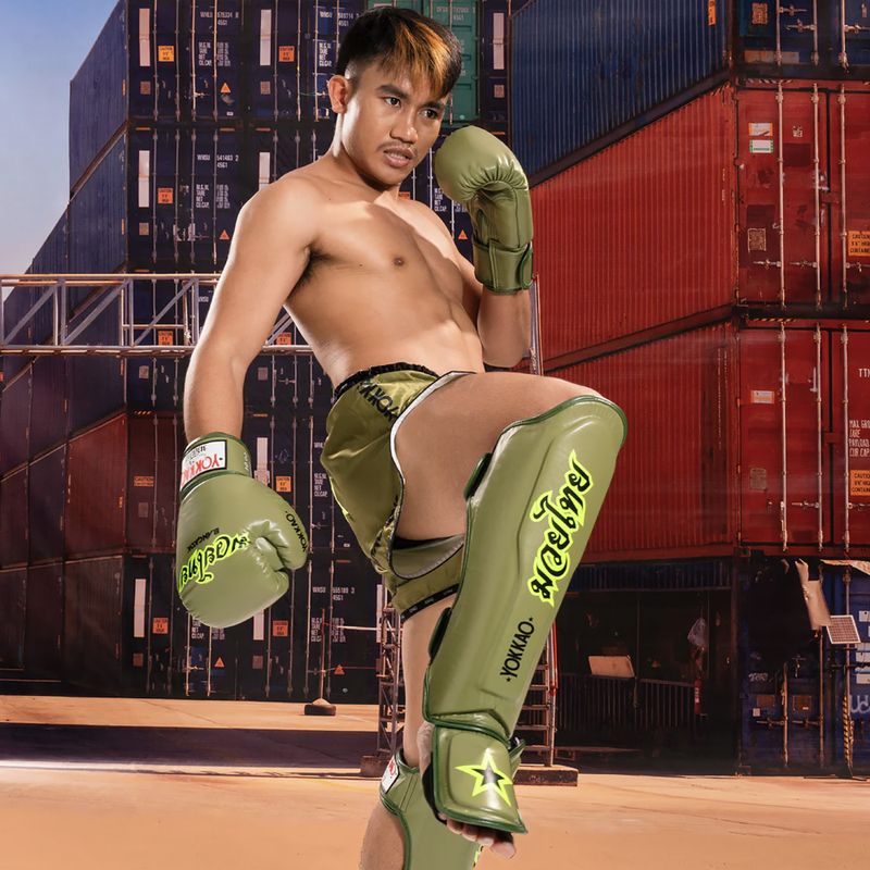 Chrániče holení a chodidel YOKKAO Late Show olive 6