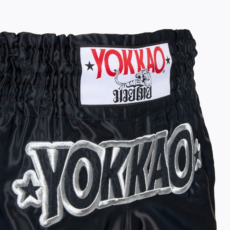 Pánské tréninkové šortky YOKKAO Original Muay Thai black 4