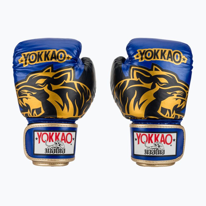 Boxerské rukavice YOKKAO Original Boxing Gloves electric blue 2
