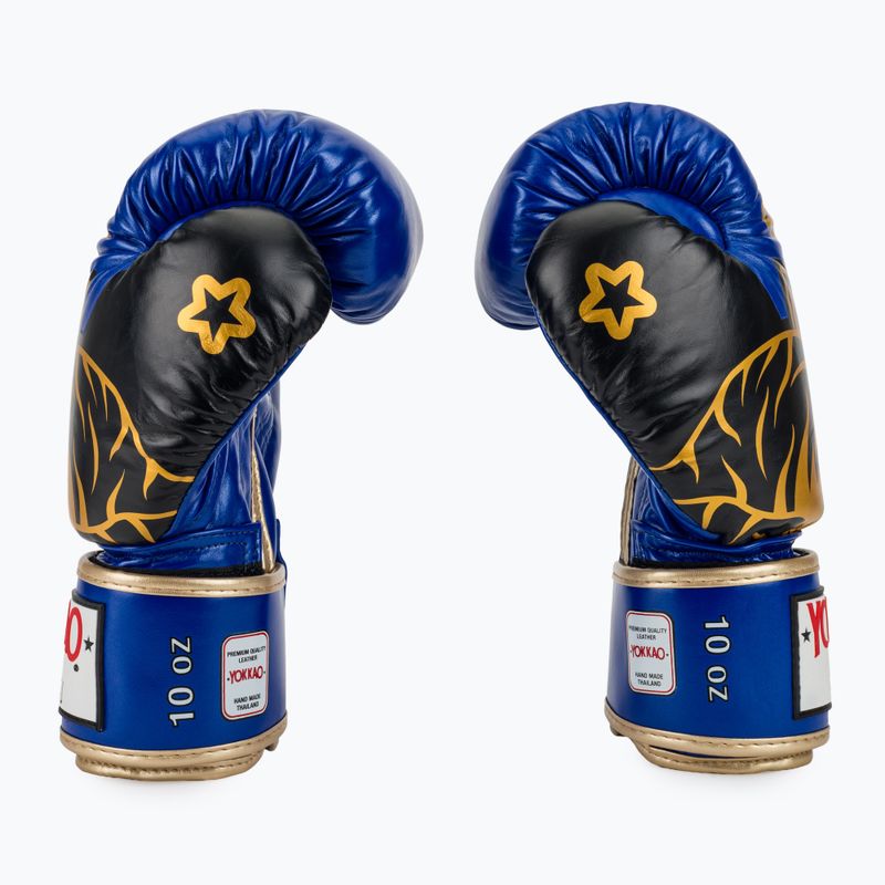 Boxerské rukavice YOKKAO Original Boxing Gloves electric blue 4