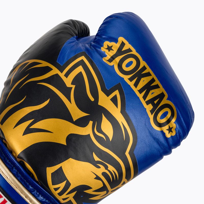 Boxerské rukavice YOKKAO Original Boxing Gloves electric blue 5
