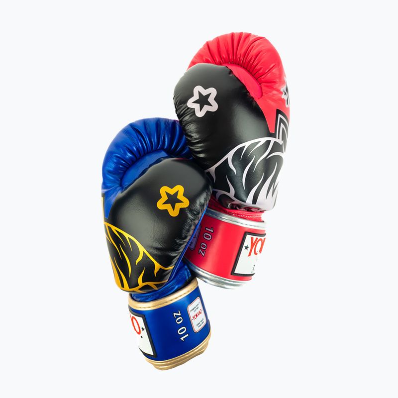 Boxerské rukavice YOKKAO Original Boxing Gloves electric blue 4