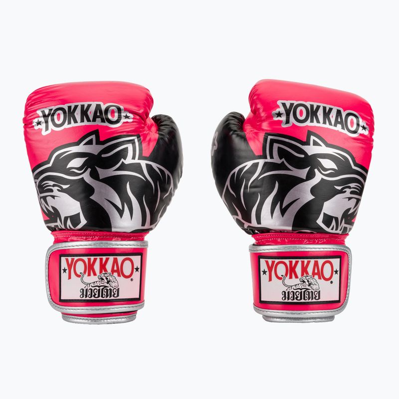 Boxerské rukavice YOKKAO Original Boxing Gloves fuchsia 2