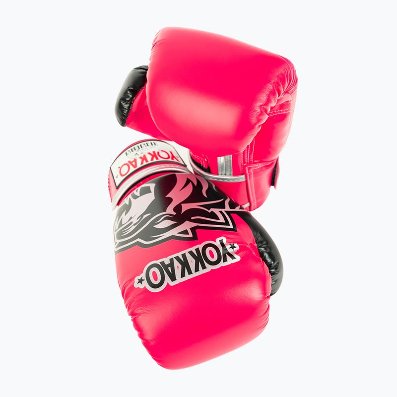 Boxerské rukavice YOKKAO Original Boxing Gloves fuchsia 5