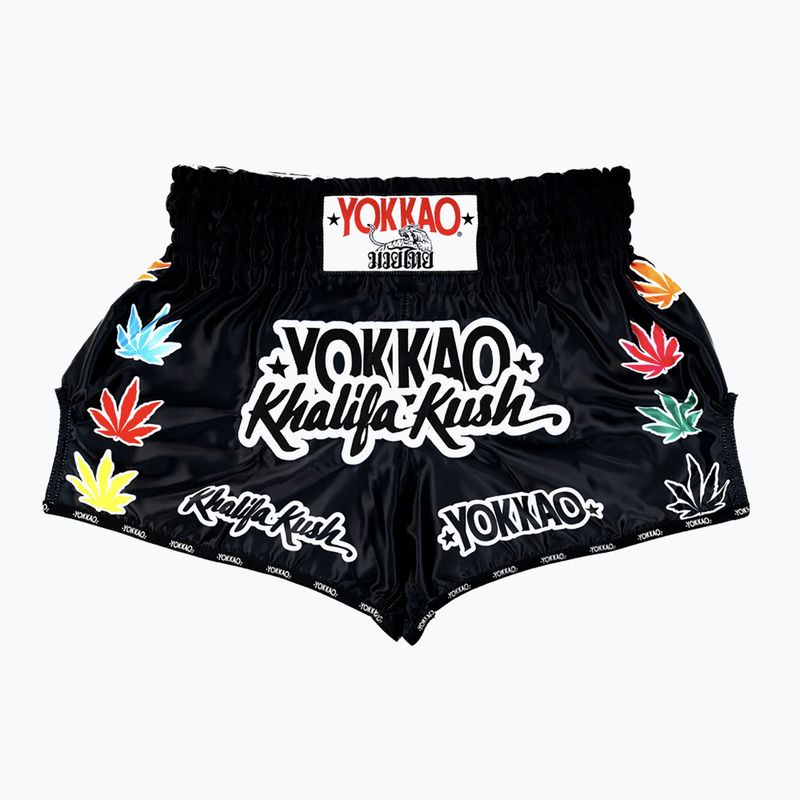 Pánské tréninkové šortky YOKKAO Khalifa Kush Muay Thai black