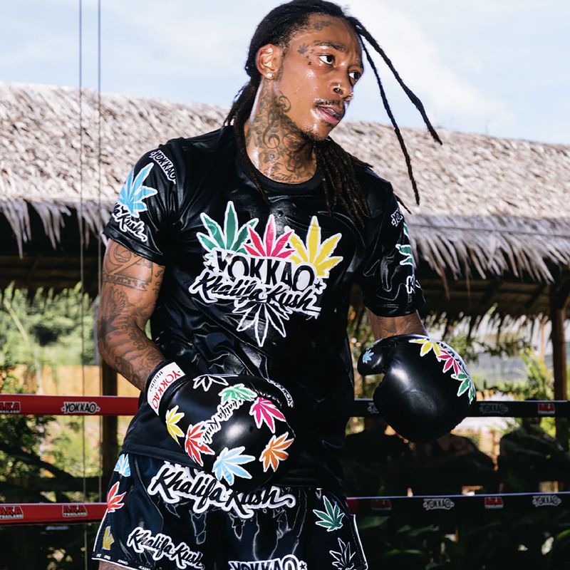 Pánské tréninkové tričko YOKKAO Khalifa Kush Workout black 4