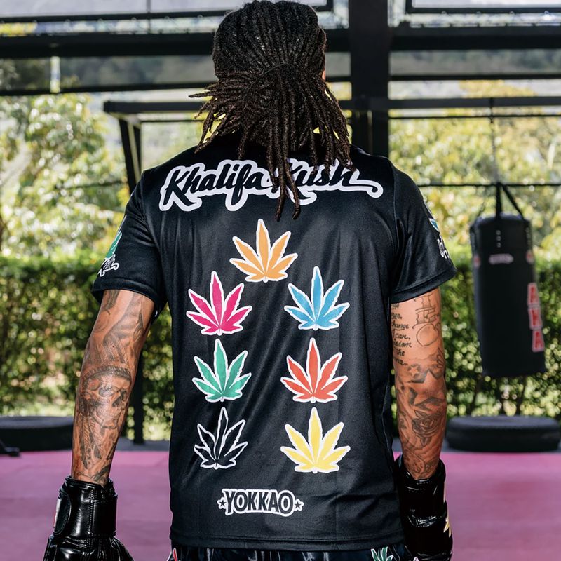 Pánské tréninkové tričko YOKKAO Khalifa Kush Workout black 5