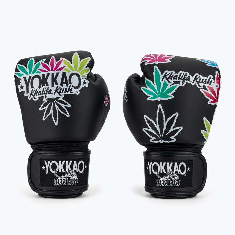 Boxerské rukavice YOKKAO Khalifa Kush Boxing black 2