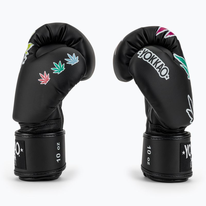 Boxerské rukavice YOKKAO Khalifa Kush Boxing black 4