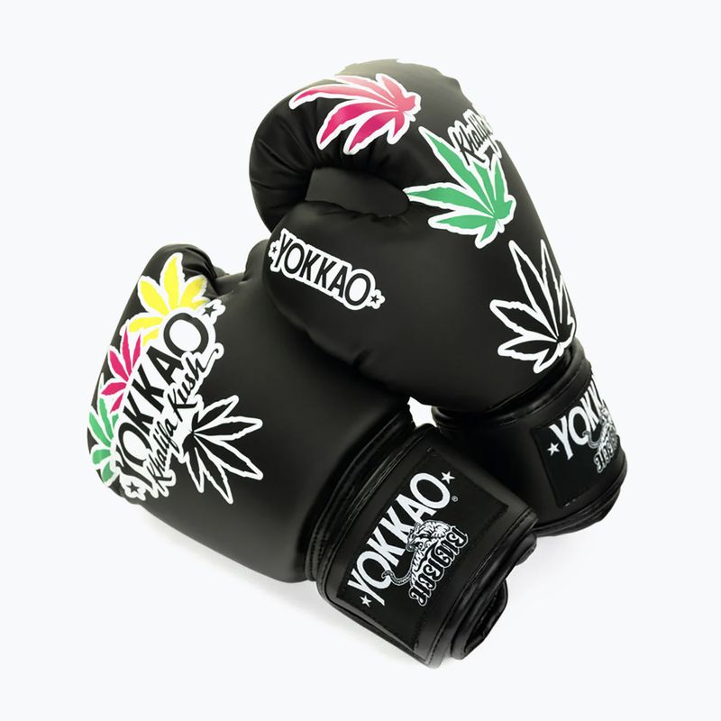 Boxerské rukavice YOKKAO Khalifa Kush Boxing black 6